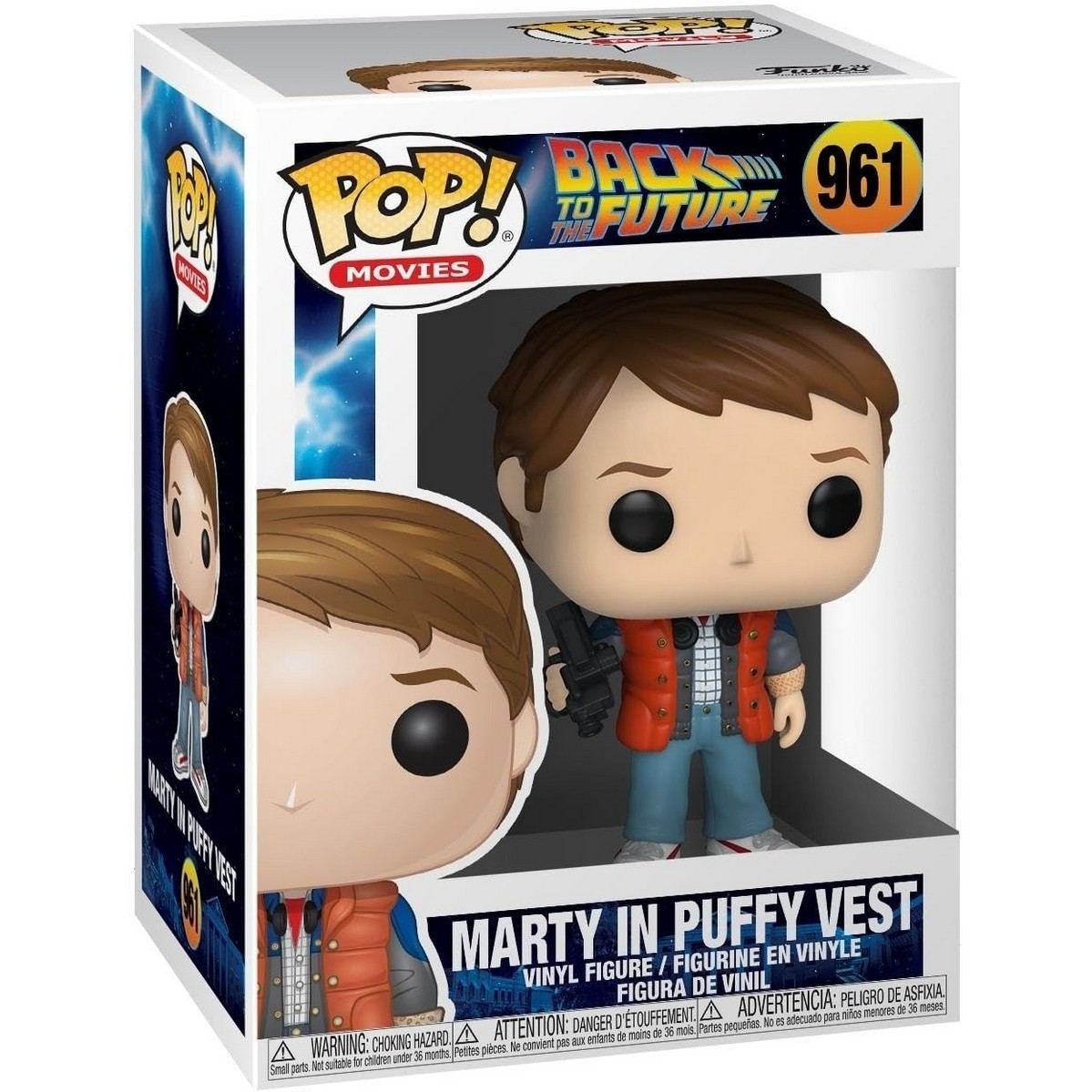 Funko POP ! Back to the future Marty in puffy vest 961